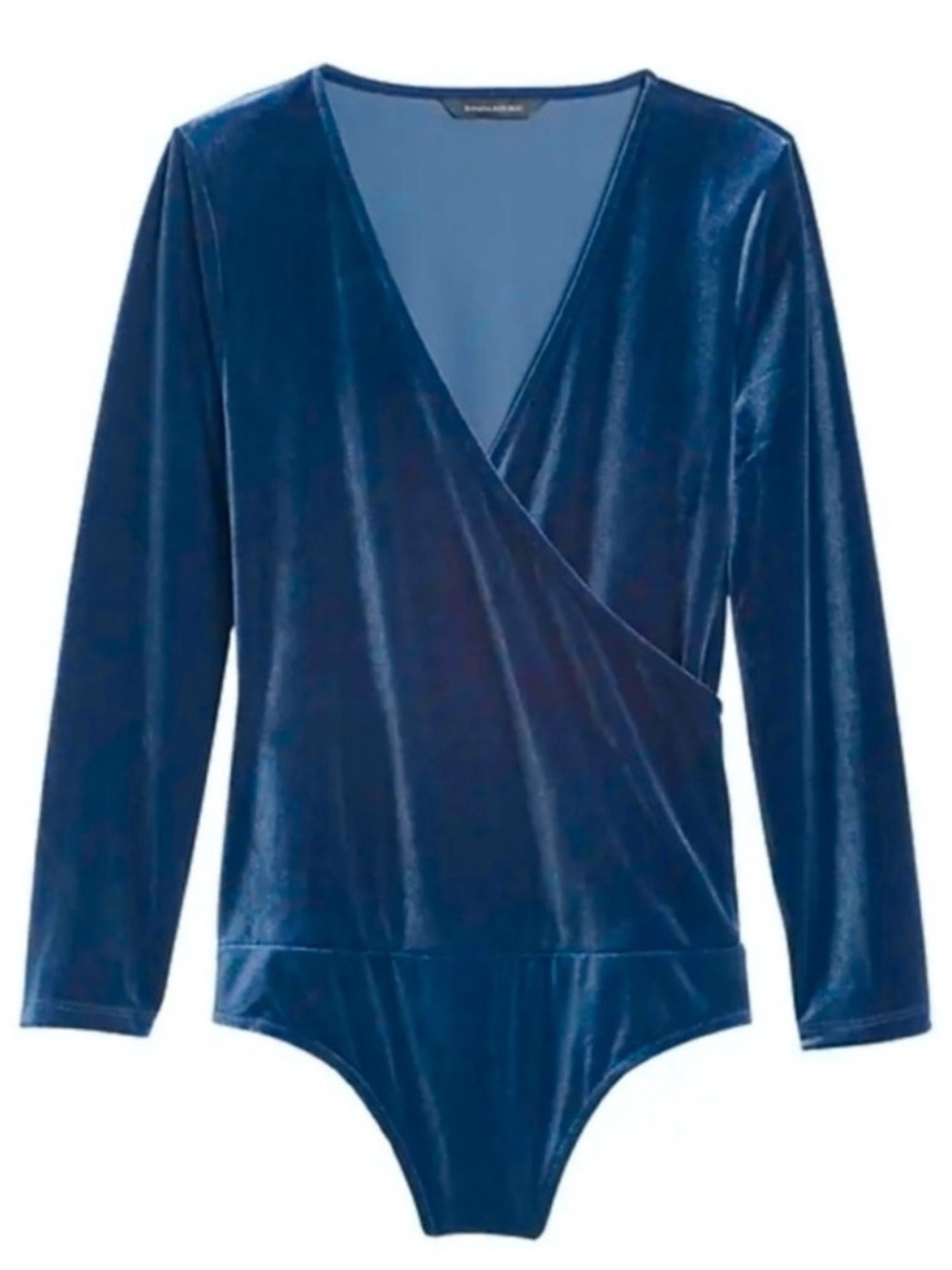 NWOT Banana Republic Velvet Wrap Thong Bodysuit